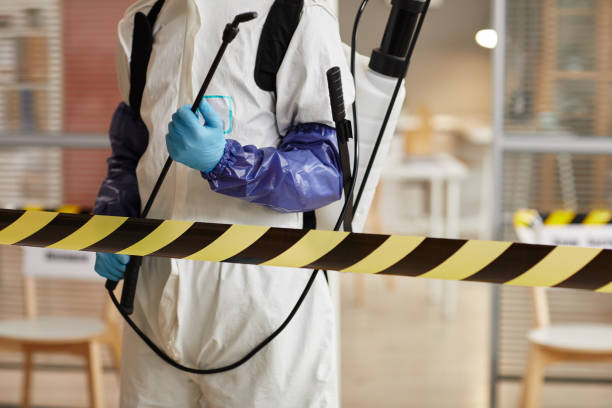 Professional Biohazard Cleanup technician working in Powell, WY
